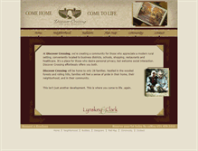 Tablet Screenshot of discovercrossing.com